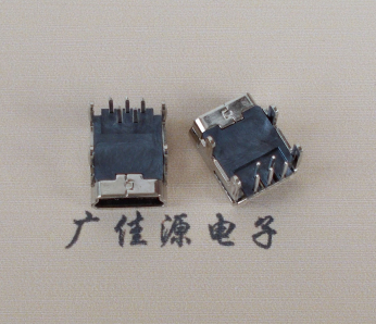 企石镇Mini usb 5p接口,迷你B型母座,四脚DIP插板,连接器