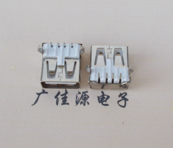 企石镇USB AF母座 LCP 耐高温250度280度 环保白胶芯