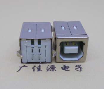 企石镇USB BF180度母座 打印机接口 立式直插带赛