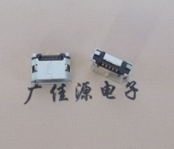 企石镇MICRO USB接口 90度卧式母座 插板有柱直边