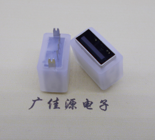 企石镇USB连接器接口 10.5MM防水立插母座 鱼叉脚