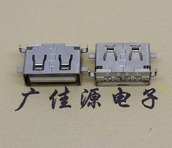 企石镇USB母座 前贴后插 沉版1.1/1.9总长8.5mm大电流