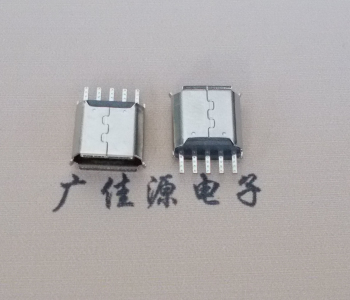企石镇Micro USB接口 母座B型5p引脚焊线无后背