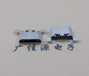 企石镇MK USB B Type 沉板0.9母座后两脚SMT口不卷边