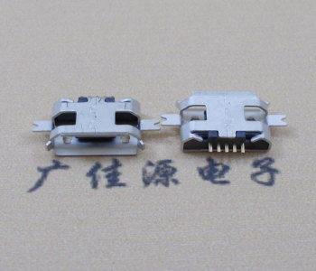 企石镇MICRO USB 5P接口 沉板1.2贴片 卷边母座