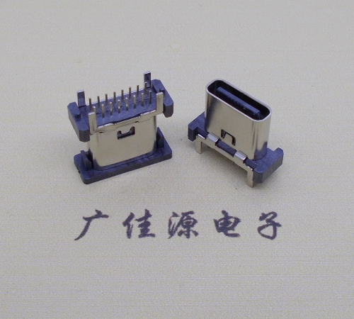 企石镇立式插板type-c16p母座长H=8.8mm