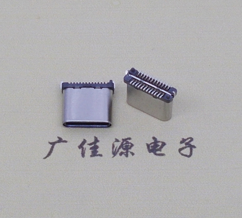 企石镇USB TYPE-C接口短体24P公头立式贴板高度H=8.0mm 高速数据传输快充电款
