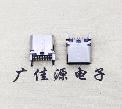 企石镇USB 3.1TYPE-C16Pin立贴母头座子引脚接线正负级详解